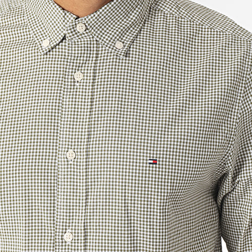 Chemise Manches Longues A Carreaux Soft Flex Gingham 2837 Vert