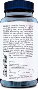 Orthica Orthiflor Original Probiotica Capsules 60CP