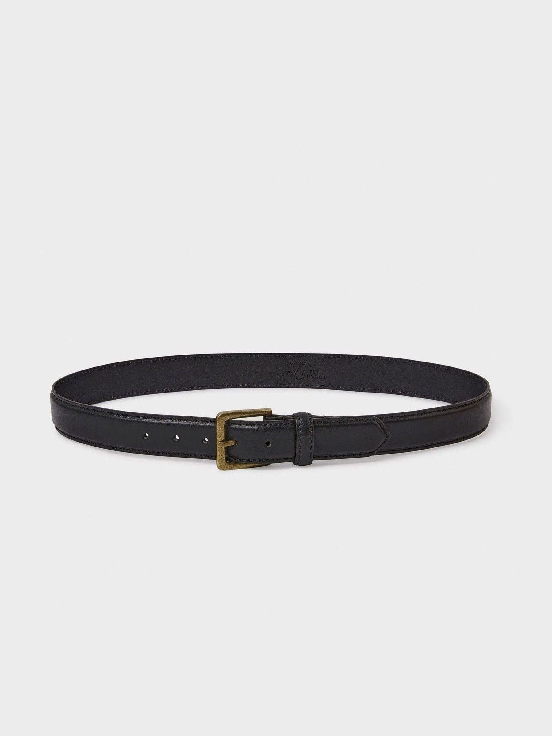 Osprey London The Profile Zwarte Leren Riem