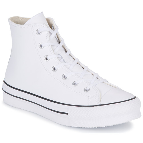 Converse - Chuck Taylor All Star Eva Lift Leather Foundation Hi - Blanc