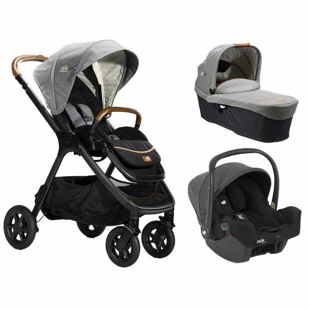 Poussette TRIO Finiti Carbon + I-SNUG 2 SHALE + nacelle Ramble XL Carbon - JOIE