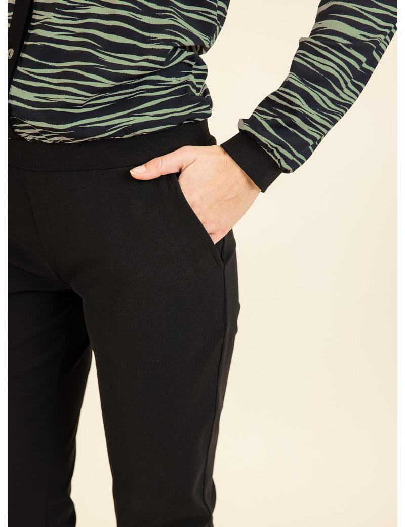 HBT BASICS INSOLITES | COMBINAISON LOVA FEMME NOIR KAKI ZEBRA