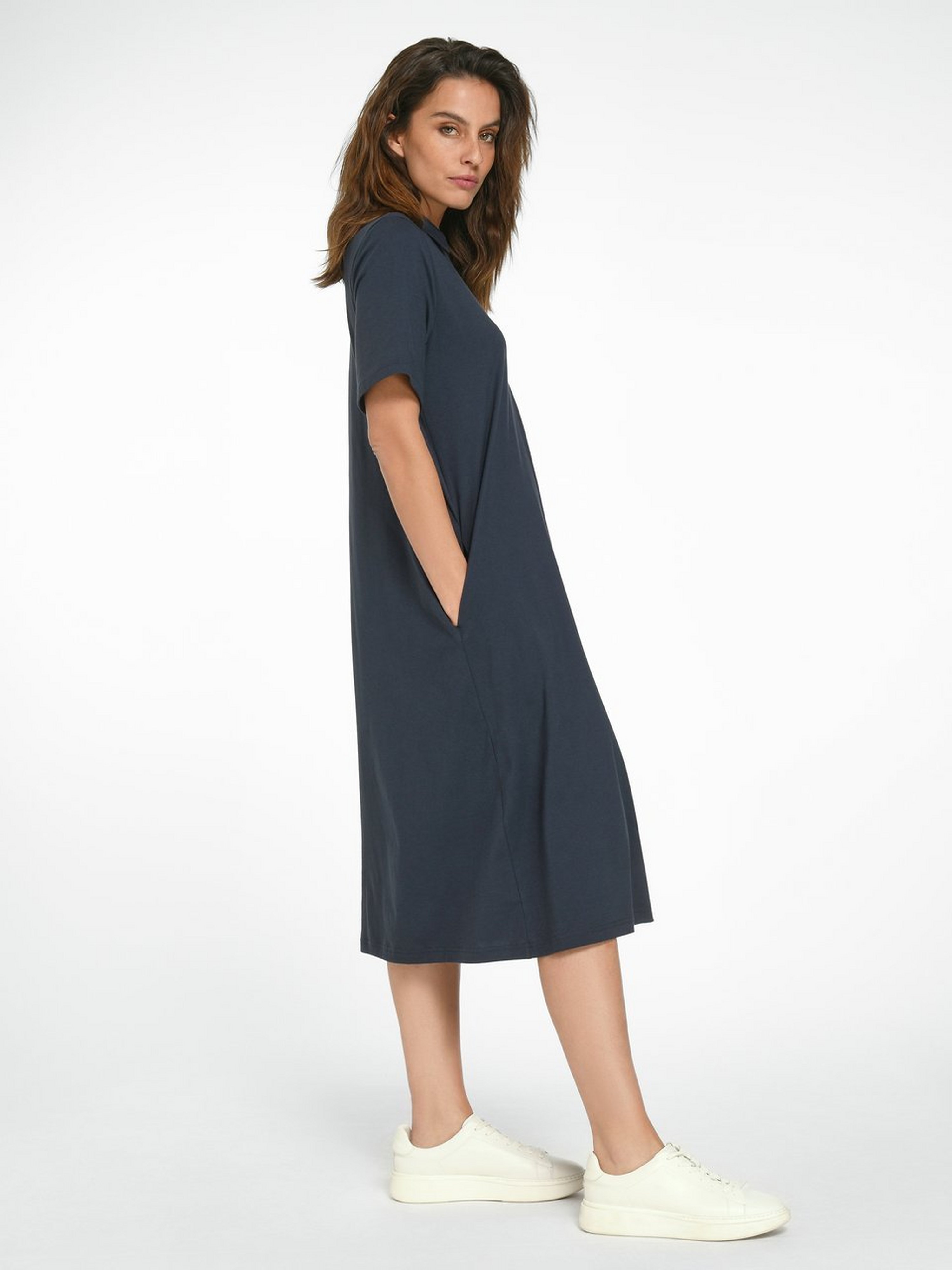 Jerseykleid mit 1/2-Arm