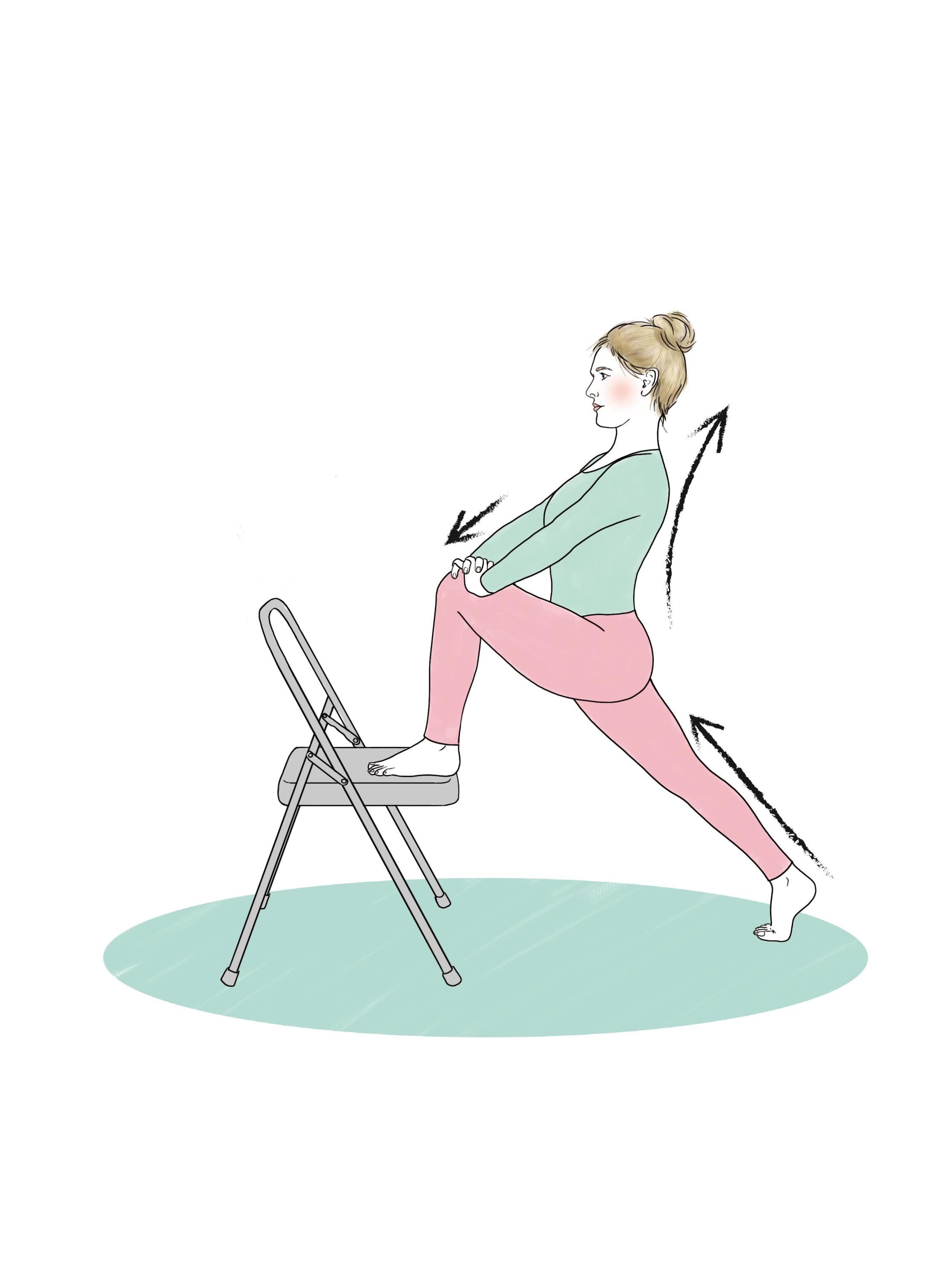 Yoga mit dem Stuhl