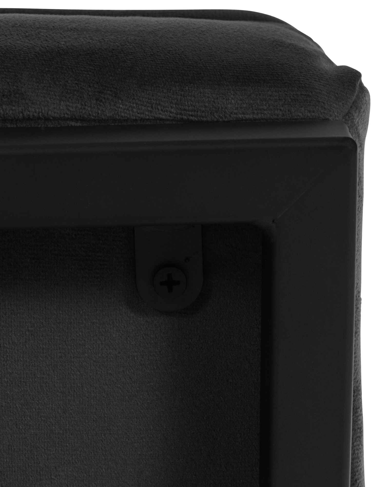 CLP Lounger Avon Samt - Lesesessel Mit Gestepptem Samtbezug Und Stabilem Metallgestell