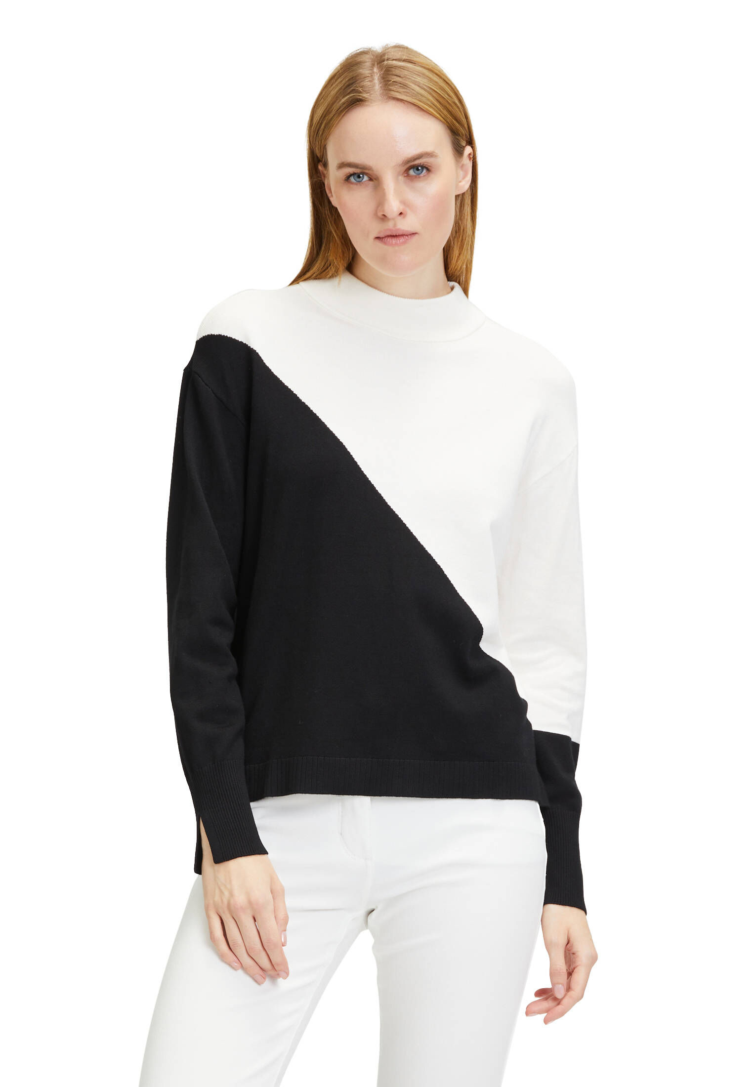 Betty Barclay| Damen Feinstrickpullover mit Color Blocking