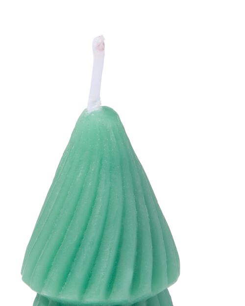 bougie sapin de Noël vert