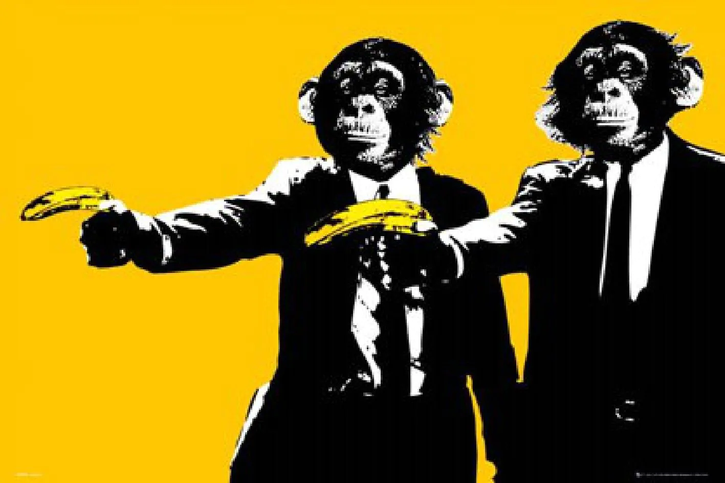 Poster Monkeys Bananas, 61 x 91 cm