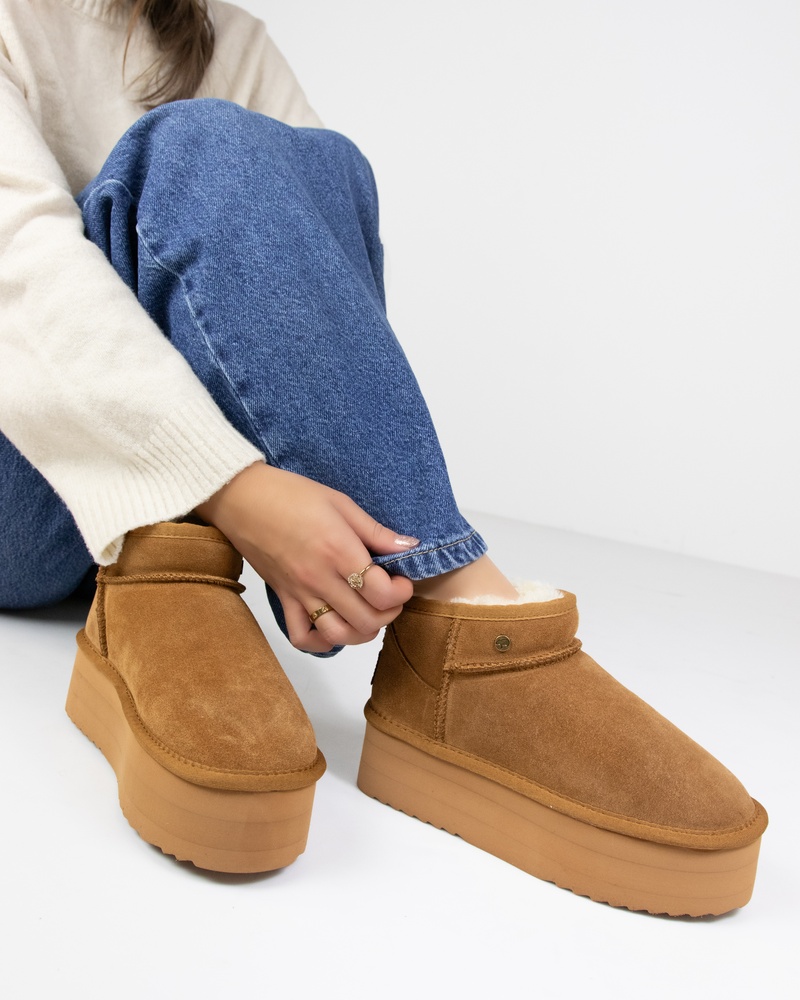 Warmbat Australia Durack Triple Gevoerde boots  - cognac