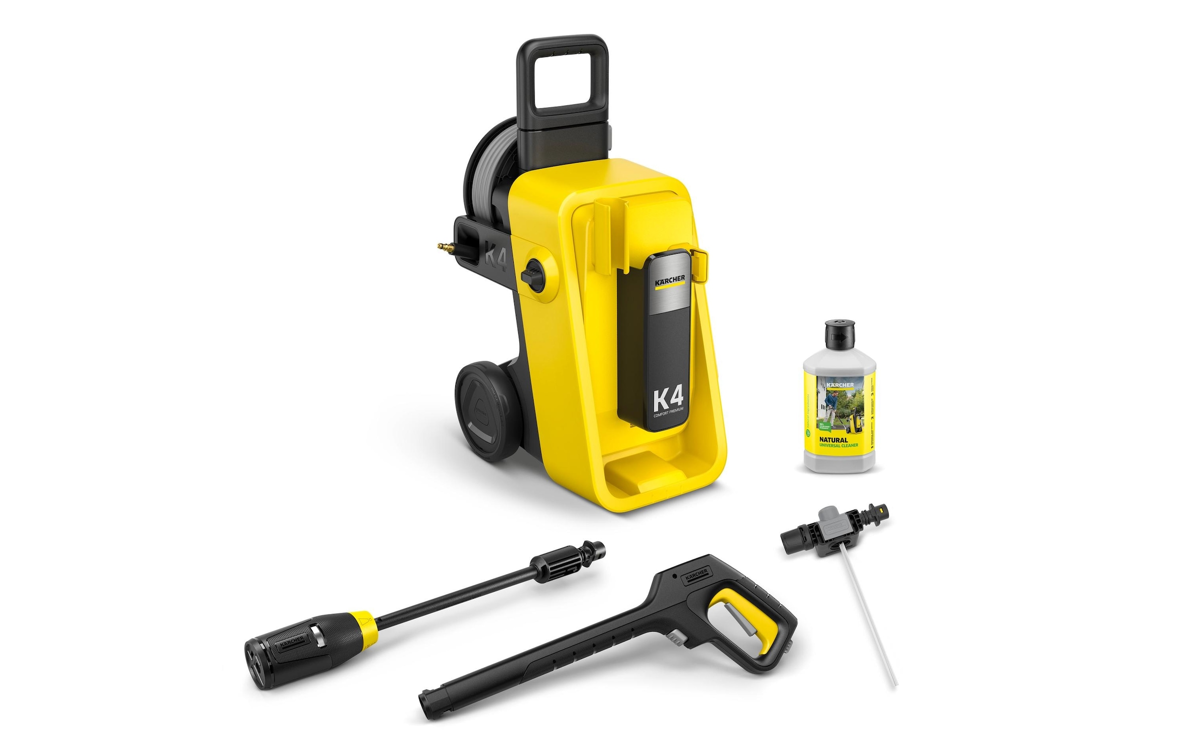Kärcher Professional Hochdruckreiniger »K 4 Comfort Premium« Hochdruckreiniger mit wassergekühltem Motor und Schlauchtrommel