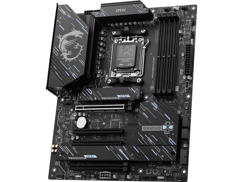 MSI Mainboard X870 GAMING PLUS WIFI MSI X870 GAMING PLUS WIFI Motherboard AMD X870 Sockel AM5 ATX