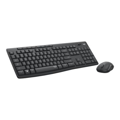 Logitech MK295 Silent - Ensemble clavier et souris sans fil - Azerty - graphite