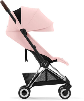 Cybex COYA Trille, Peach Pink/Chrome Dark Brown