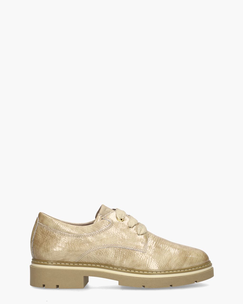 DLSport 5923 Beige Dames Veterschoenen