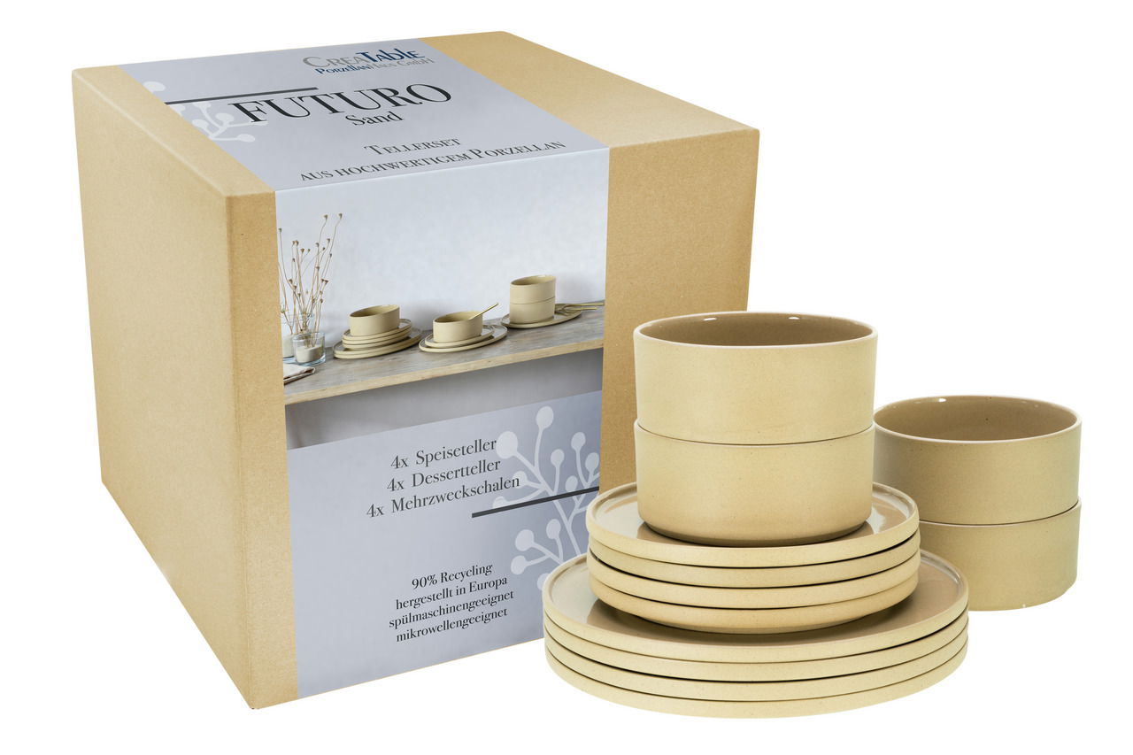 Creatable Tellerset 12-tlg. FUTURO