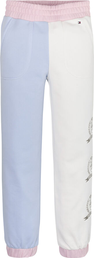 Tommy Hilfiger ICON COLORBLOCK SWEATPANTS Ancient white colorblock