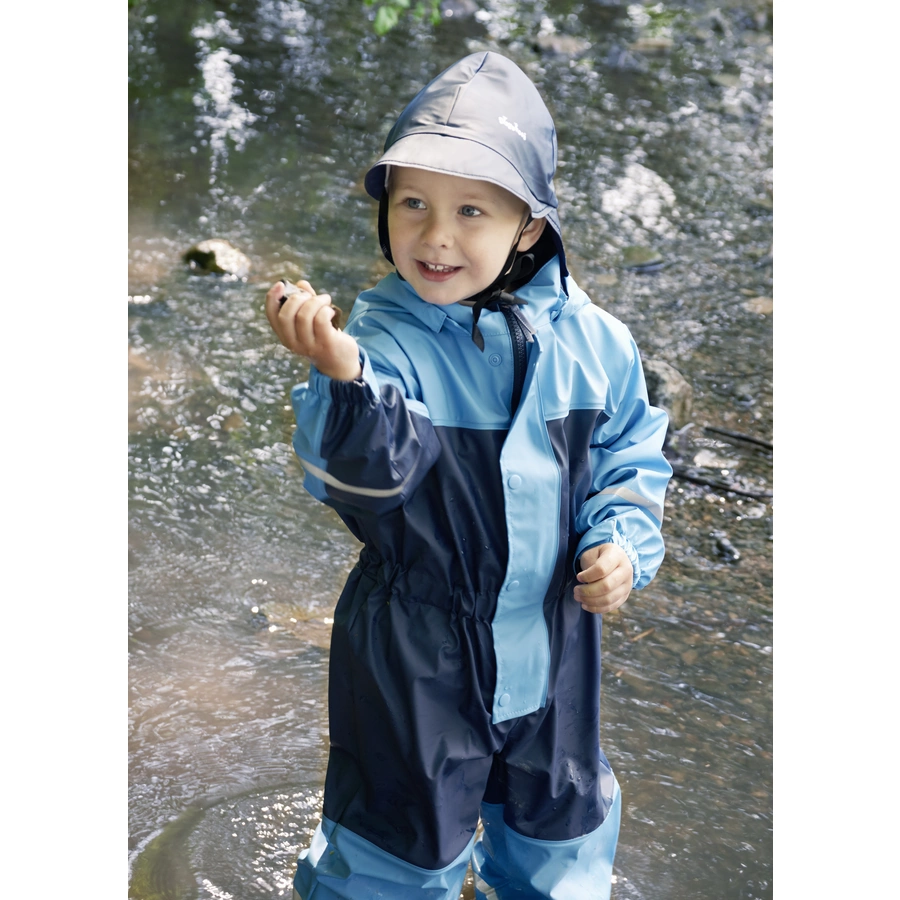 Playshoes Matsch-Overall Basic marine