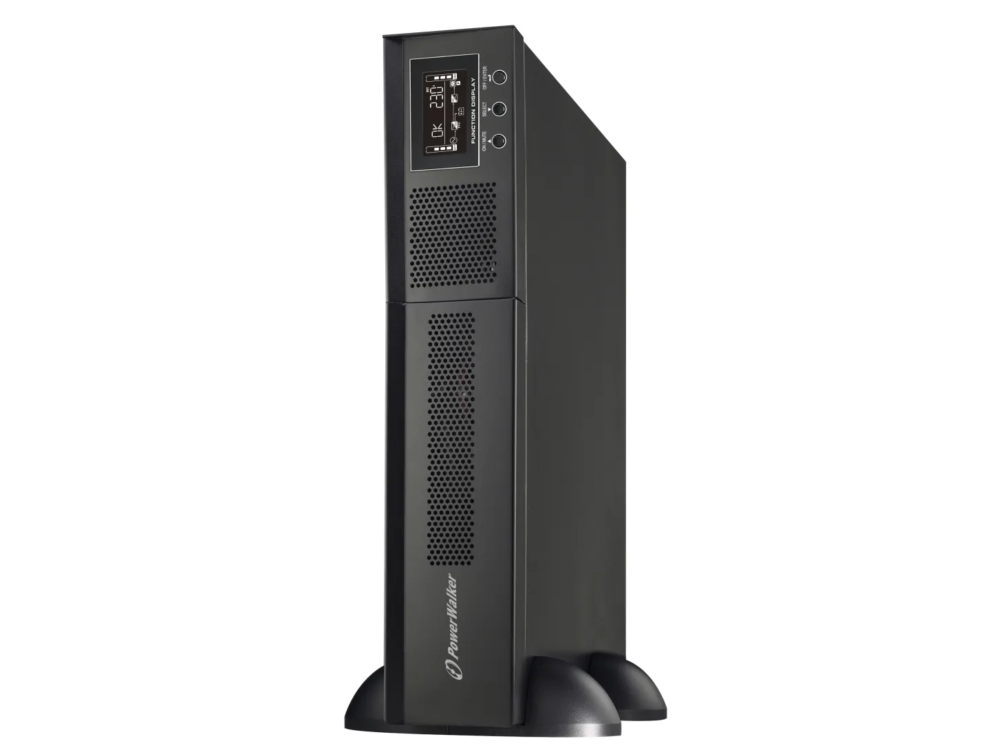 PowerWalker VFI 1000 RMG PF1, Dobbeltkonvertering (online), 1 kVA, 1000 W, Sine, 110 V, 300 V