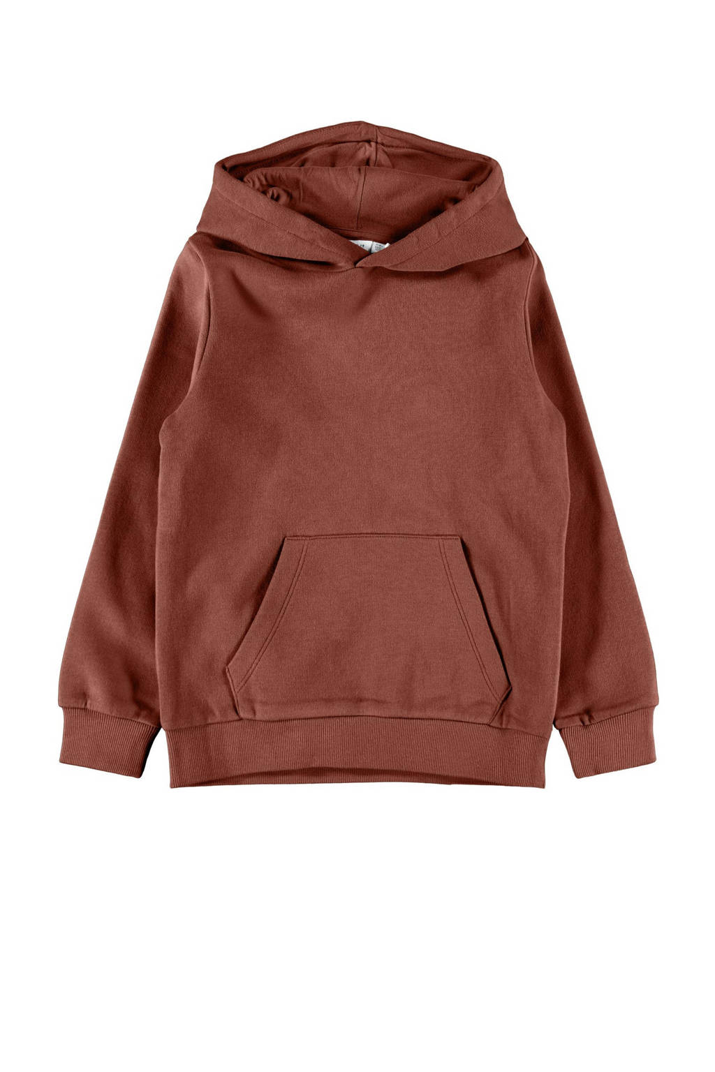 NAME IT hoodie NKMLENO roodbruin