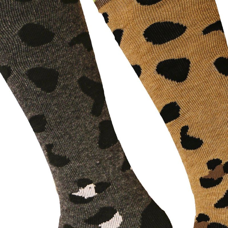 Sinner Skisokken Dames Placed Animal Double Pack Bruin