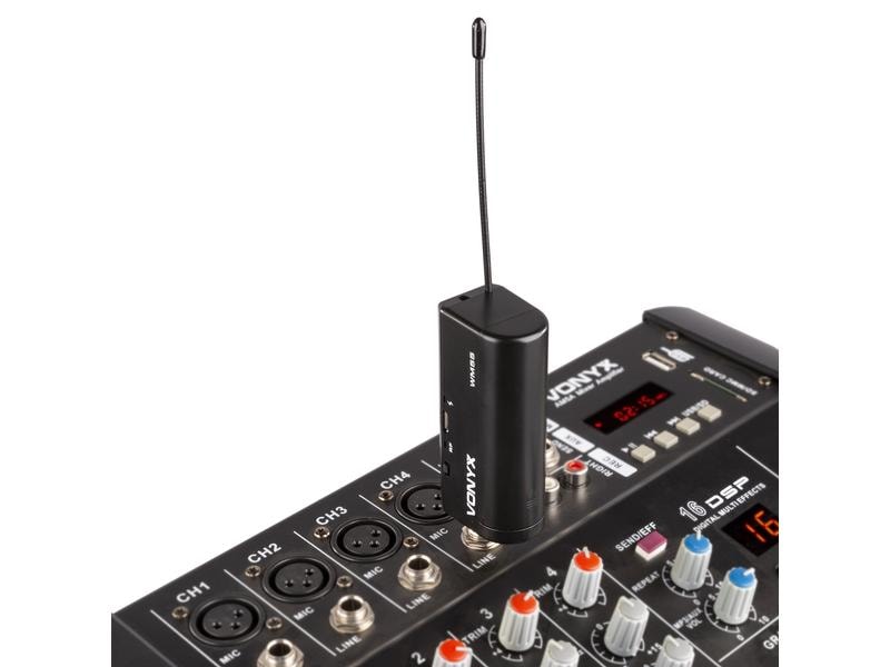 Vonyx Drahtlossystem WM552 Kabelloses Mikrofon Plug-and-Play-Set