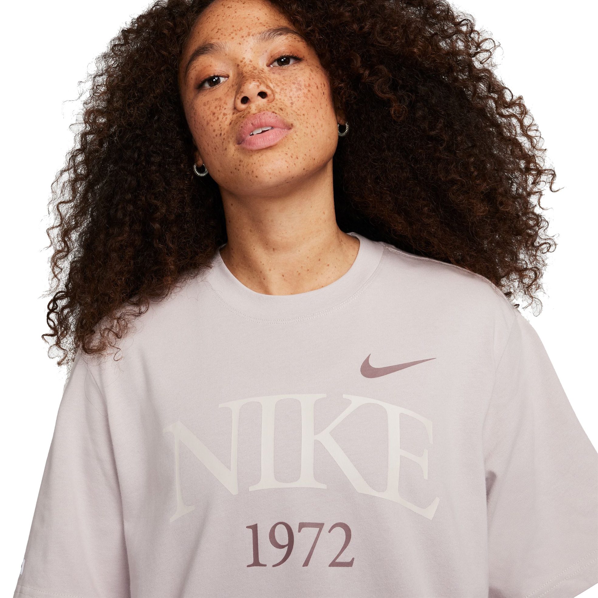 Nike Sportswear Classic T-Shirt Damen platinum violet