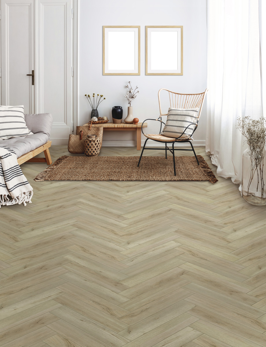 KS Vinyl tegelvloer puur eiken 22.8x122cm