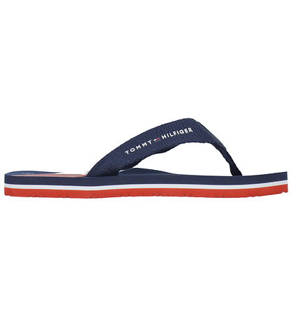 Tommy Hilfiger Flip Flops - Flaggendruck - Blau