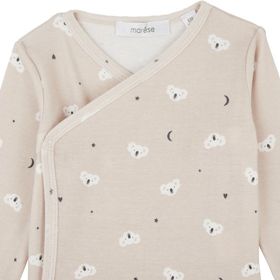 Lot 2 bodies Petit Koala   Écru/Beige        de               Marèse