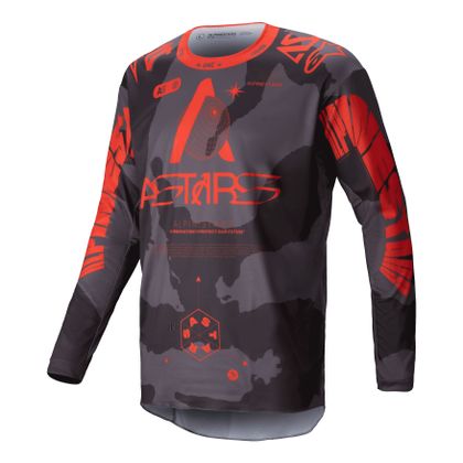 Maillot cross Alpinestars RACER - HOLLOW 2025 - Gris / Orange