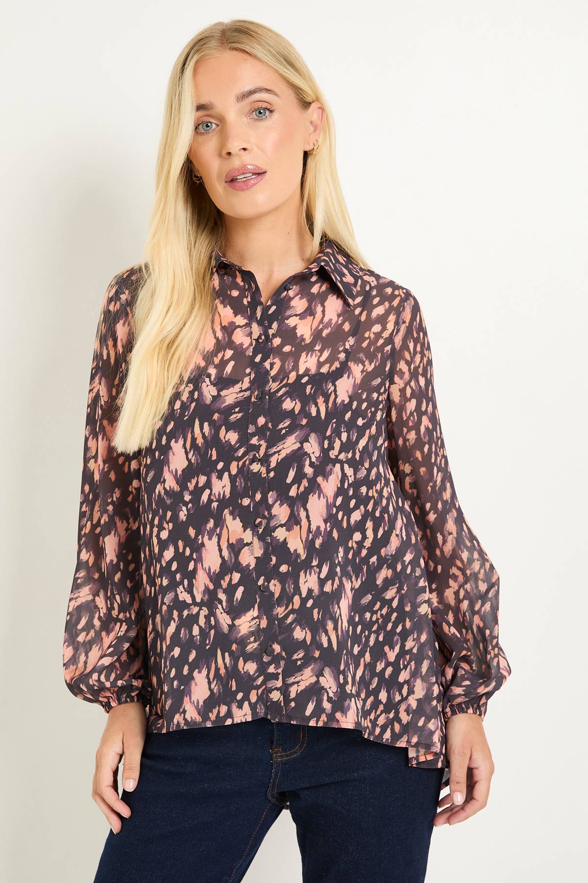 Wallis Chemise Longue Petite À Ourlet Asymétrique