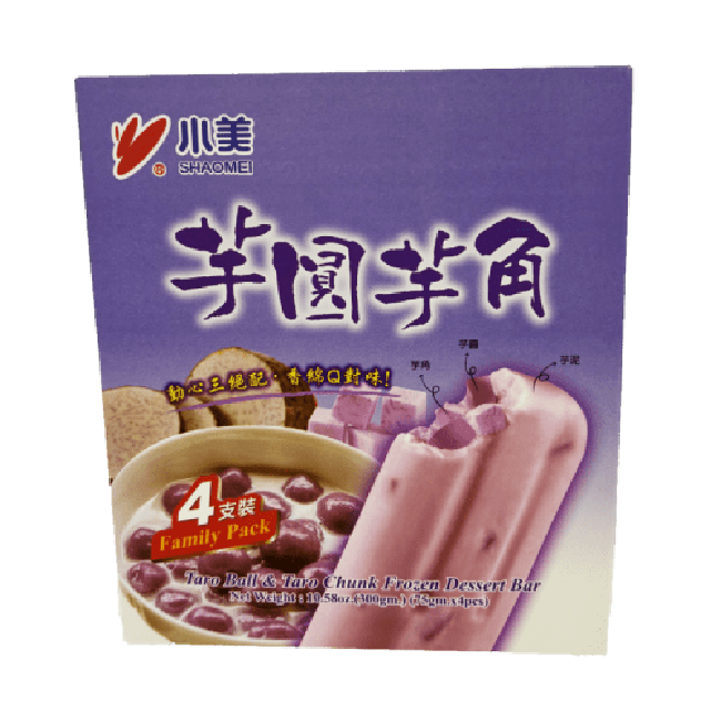 Shao Mei Bevroren Taro Latte IJsreep 4x75g