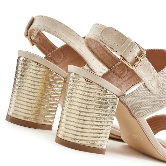 LASCANA Riemchensandalette »Sommerschuh«  Sandale, Sommerschuh mit Blockabsatz VEGAN