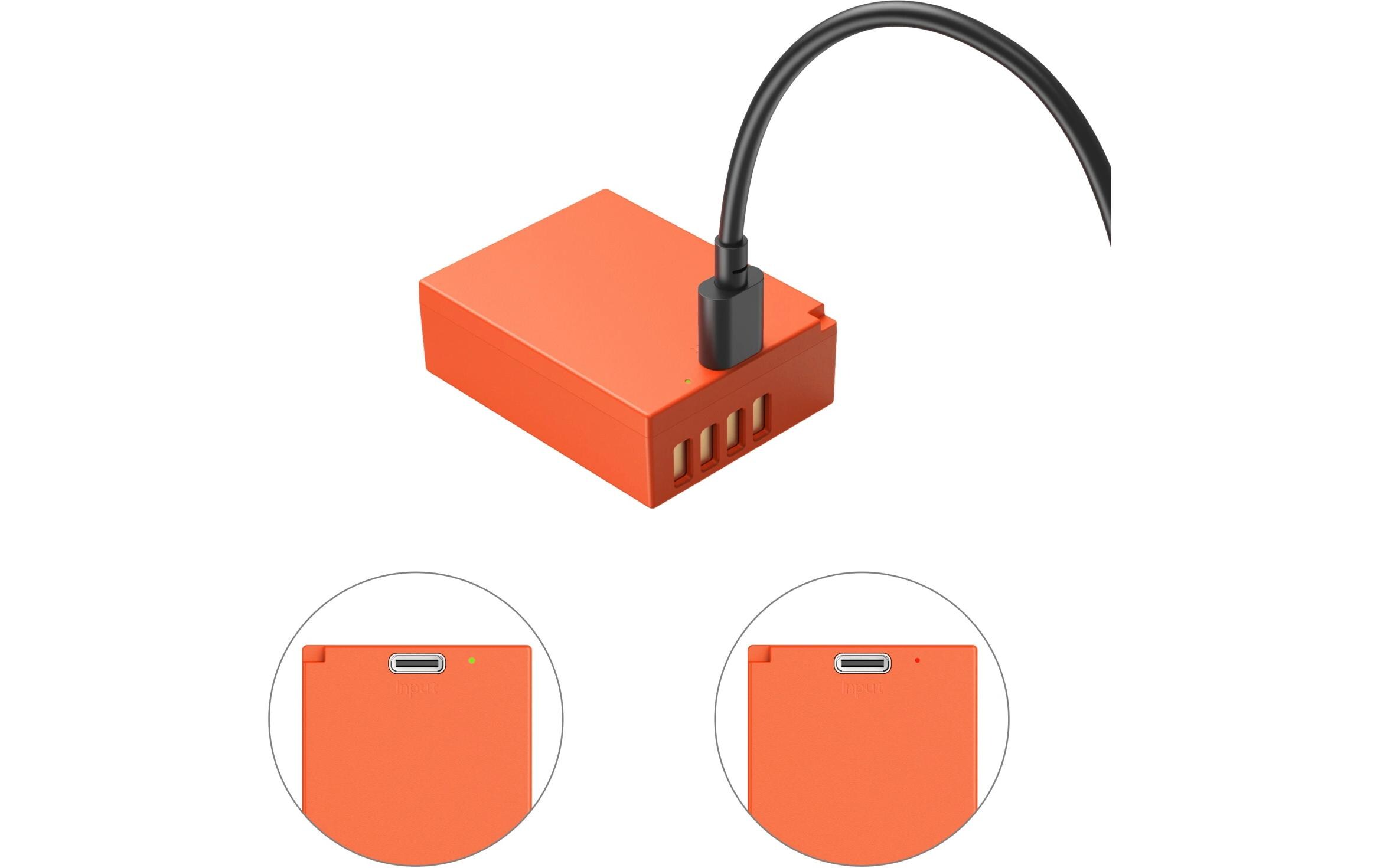 Digitalkamera-Akku NP-W126S USB-C OrangeWiederaufladbare Kamera-Batterie