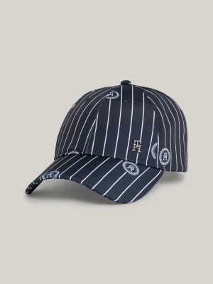 Boné de beisebol TH Monogram Elevated Varsity Stripe