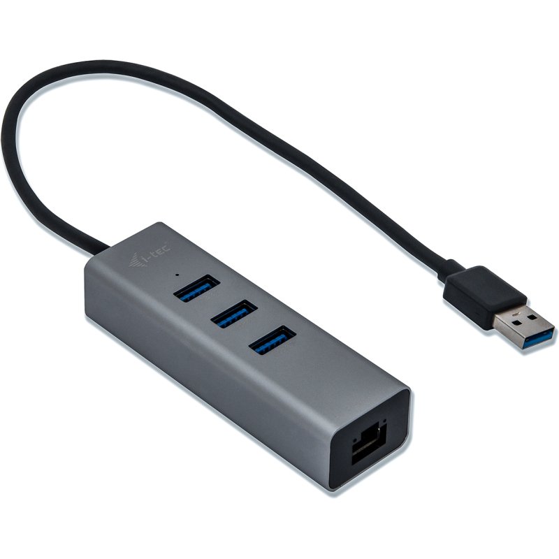 i-tec Metal USB 3.0 HUB 3 Port + Gigabit Ethernet Adapter