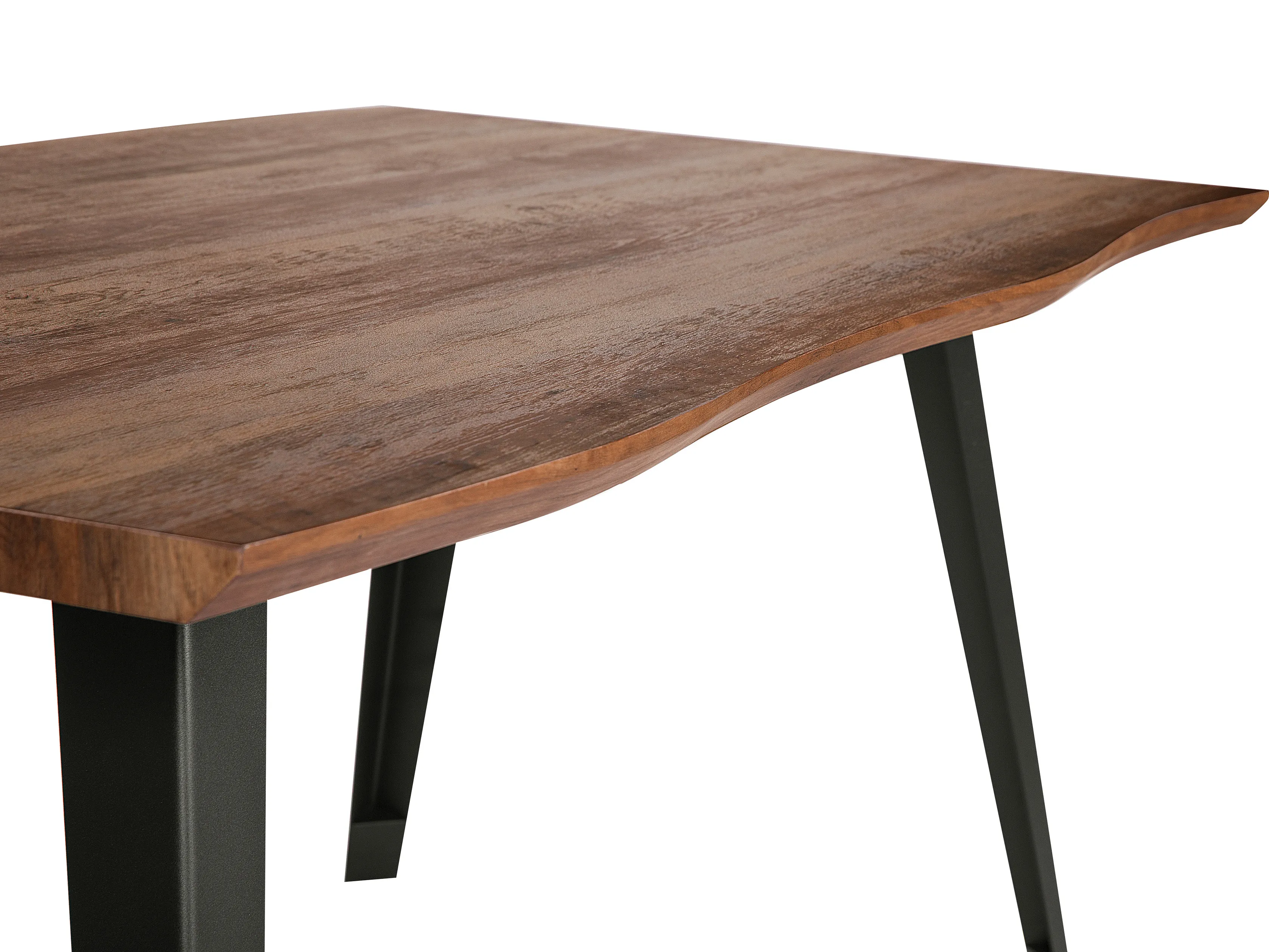 Eettafel WITNEY Donkerbruin 90 cm 160 cm