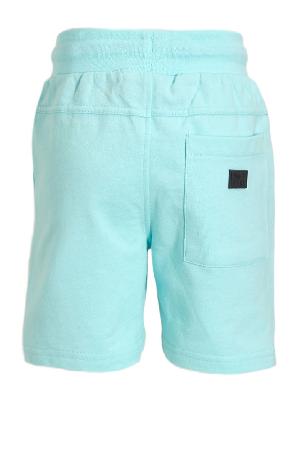 Orange Stars short Mauritz met printopdruk blauw