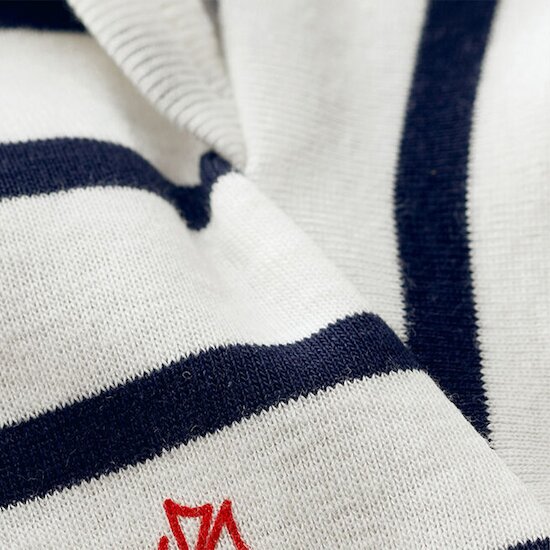 Lot 3 Bodies manches courtes   Rayures        de               Petit Bateau