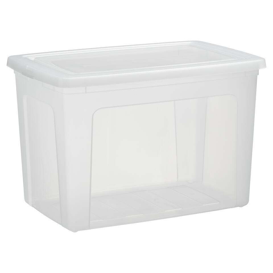 Opbergbox Transparant 70 Liter
