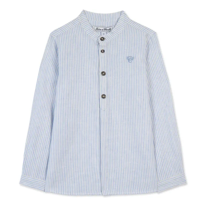 Tartine et Chocolat Kurta Rayée | Bleu ciel