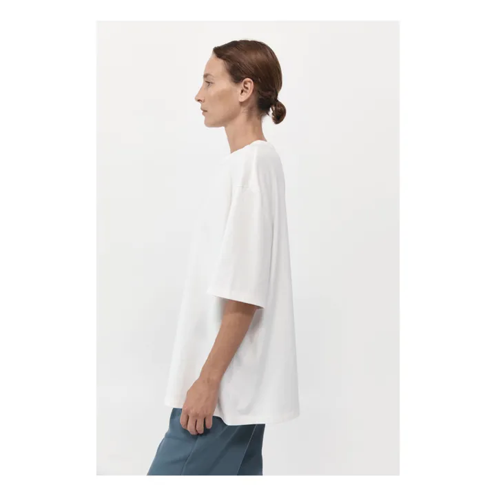 St Agni T-shirt Deconstructed Coton Bio | Blanc
