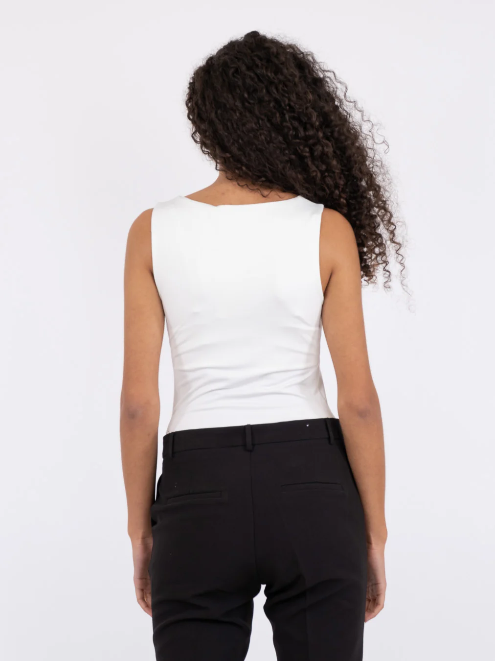 Neo Noir  Sophia Jersey top - hvid