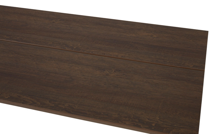 Havebænk 180 x 36 x 43 cm sort/brun - Outfit
