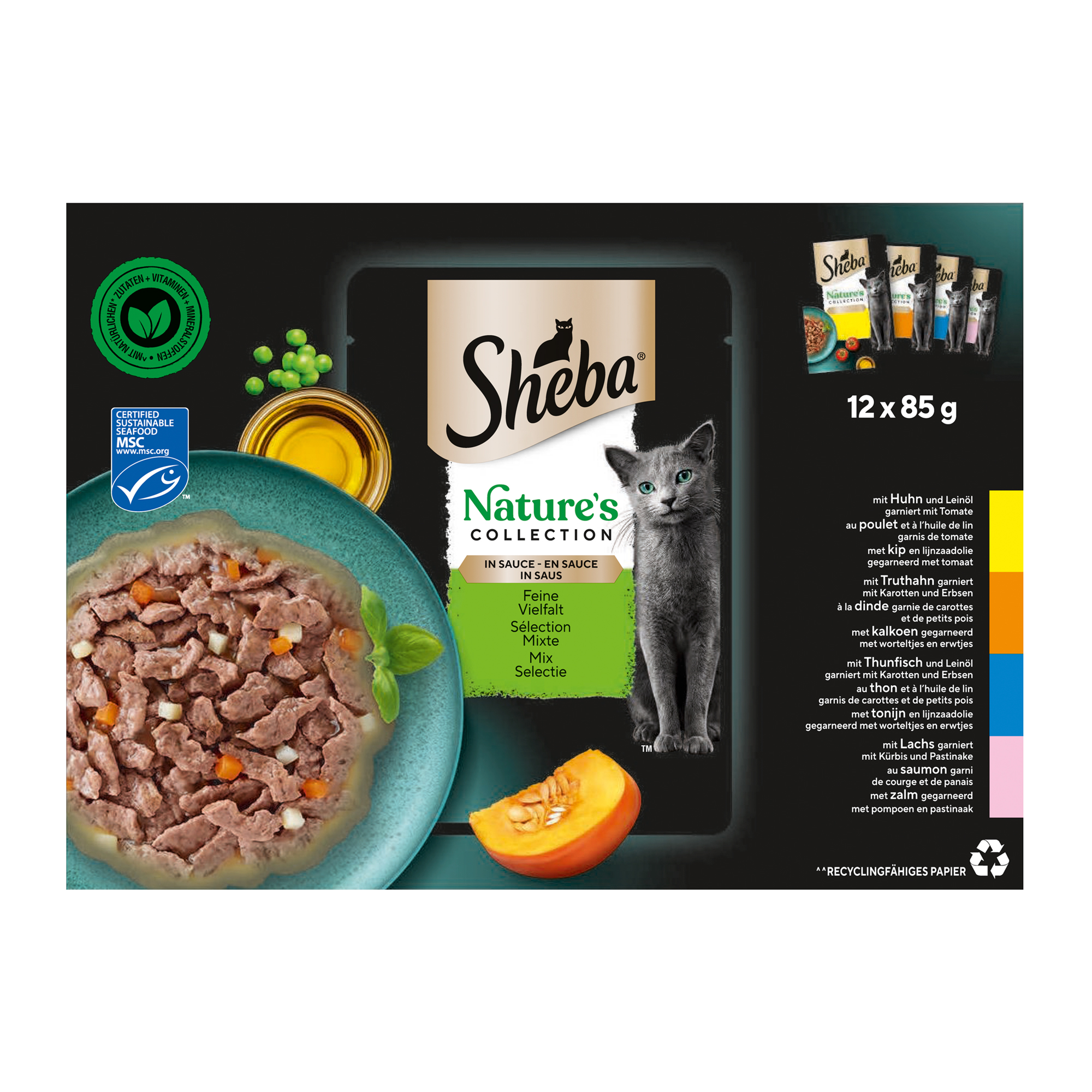 Sheba Natures Collection in saus - Maaltijdzakje
