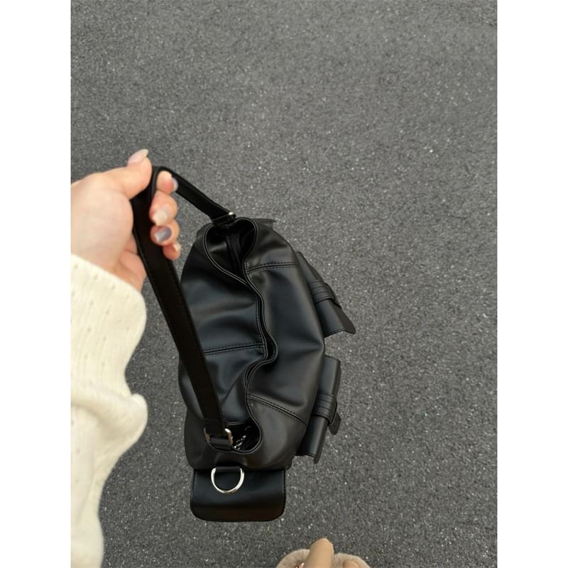 Indenis - Kunstleren Crossbody Tas met Ritssluiting