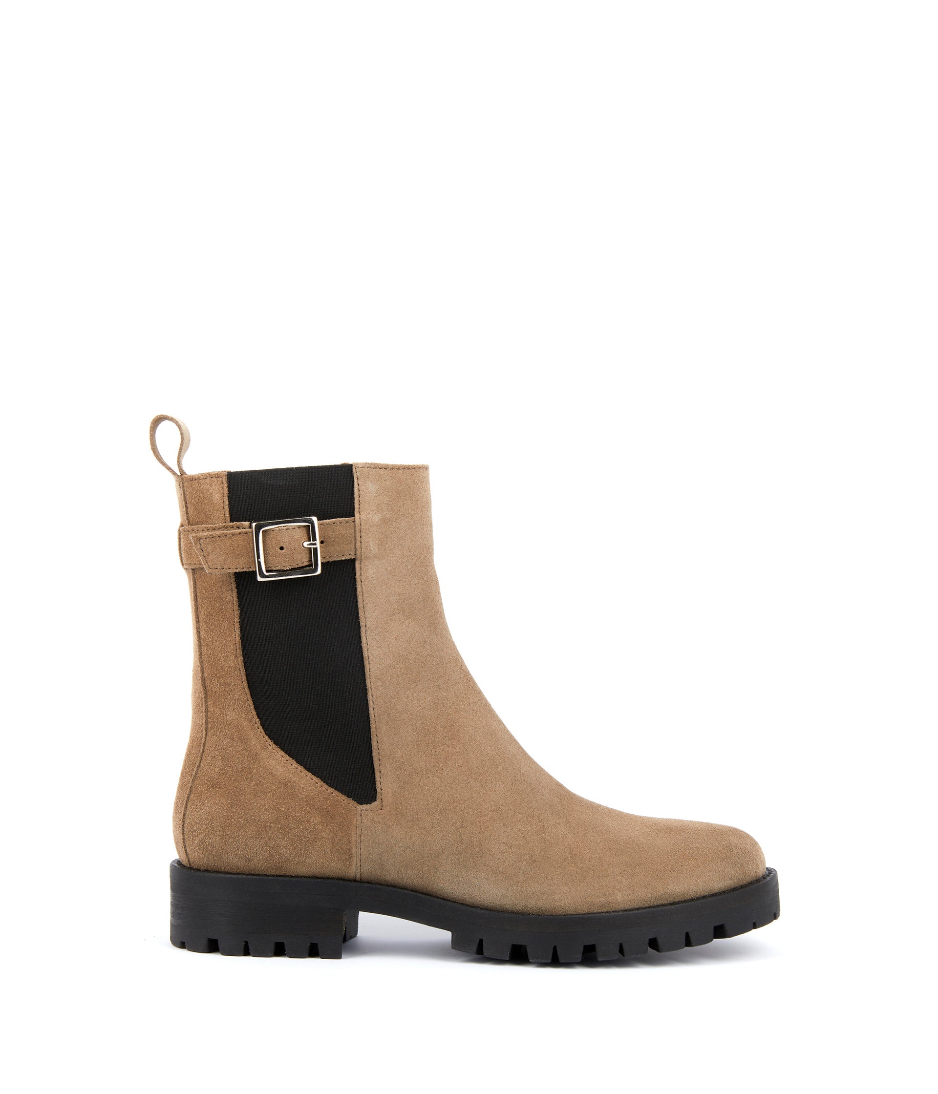 Boots taupe à brides Norma