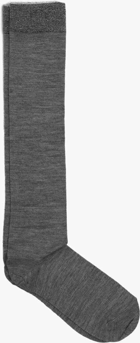grijze mp denmark sokken wool/silk knee socks