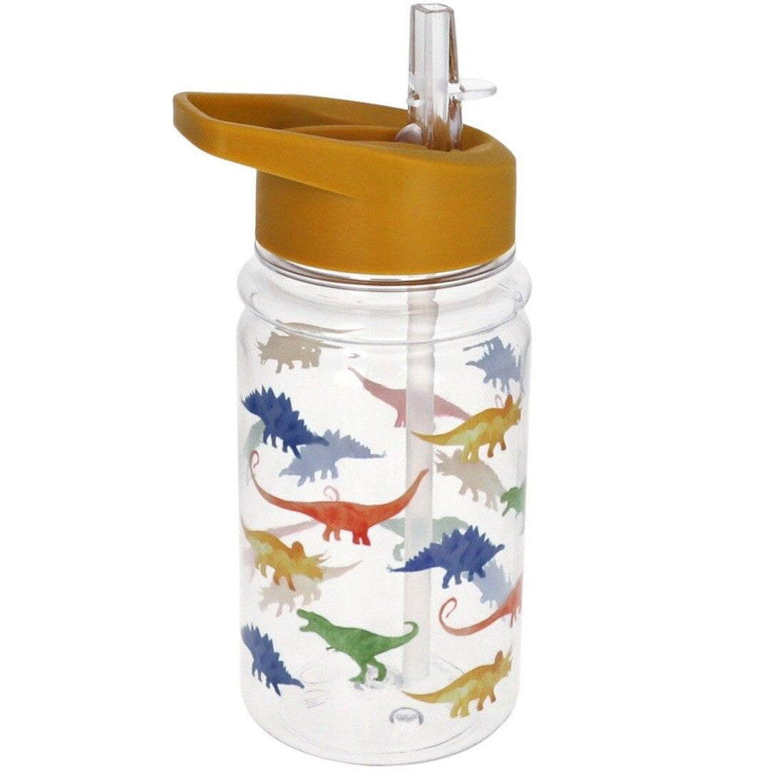 Le petit souk drinkfles met rietje - dinosaurus