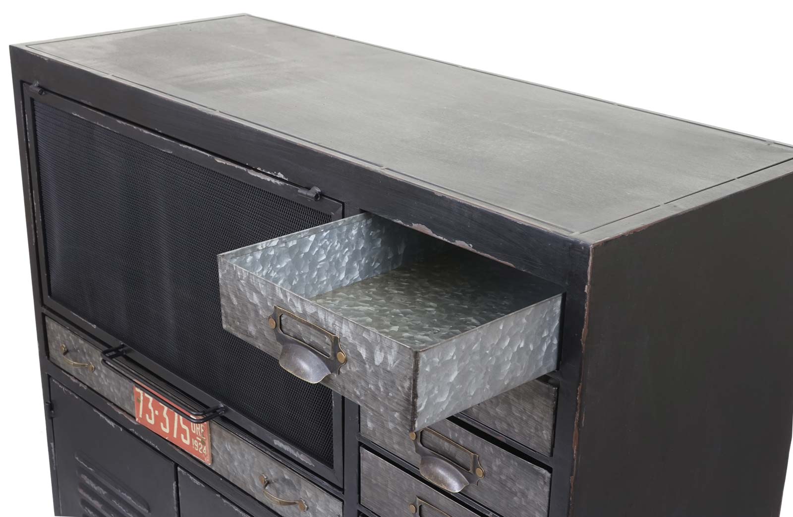 Apothekerkommode MCW-F32, Schubladenschrank Sideboard, Industriedesign 115x89x35cm
